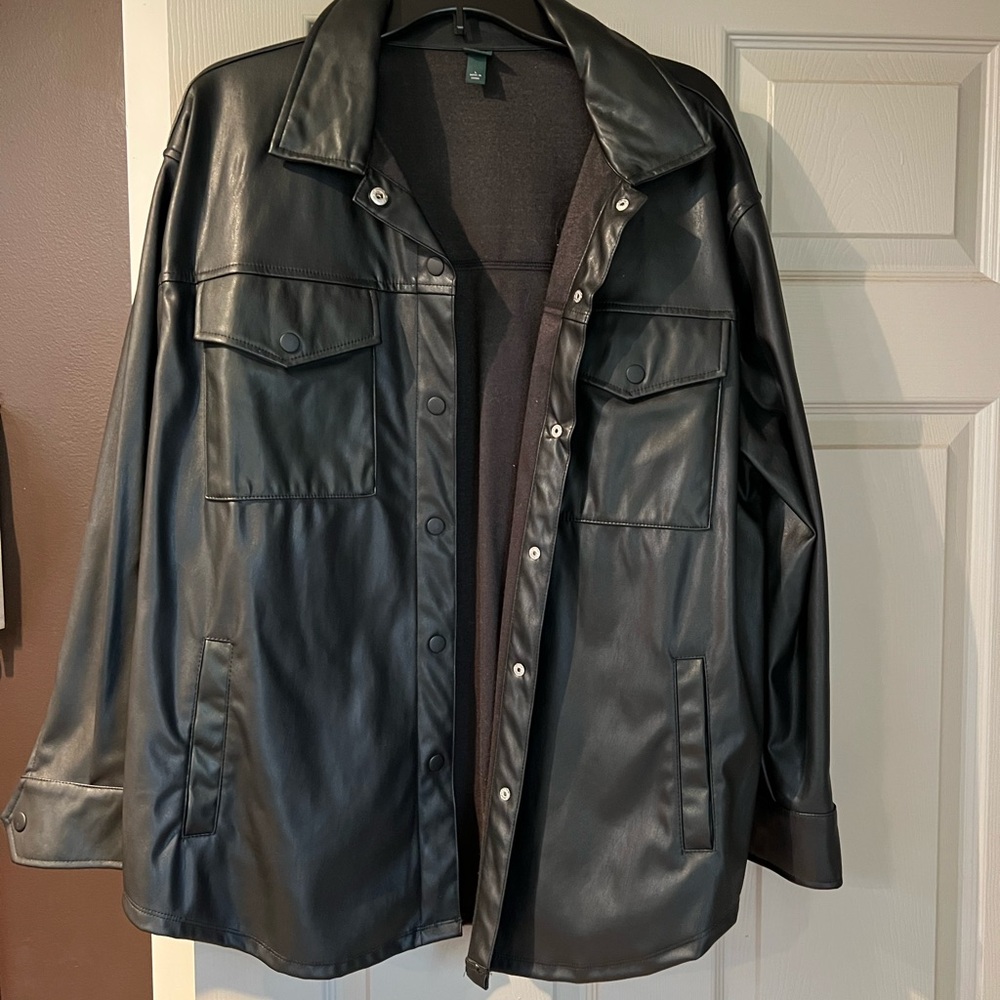 Women’s Black Leather Jacket